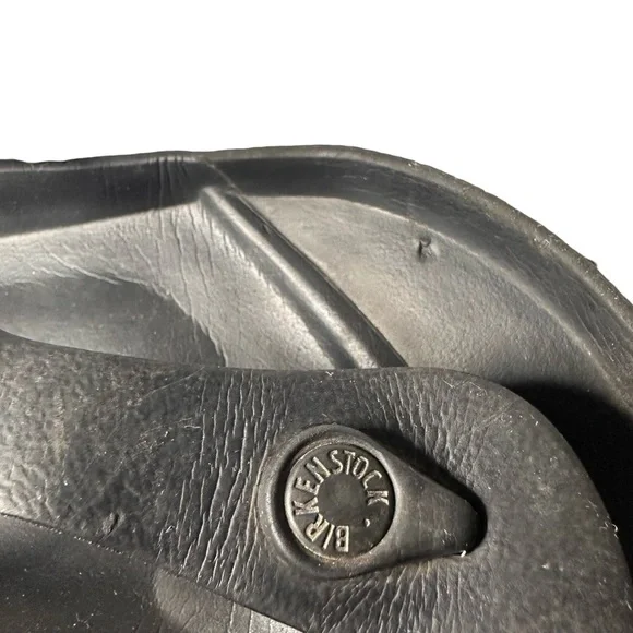 Birkenstock Size 37 Gizeh Essentials EVA in Black Thong Footbed Sandal - Picture 8 of 13